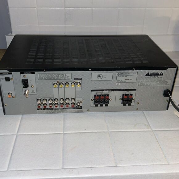 Sony STR-K740P 5.1 Dolby Digital 80w per channel Stereo Surround Receiver No Rmt - Picture 4 of 5